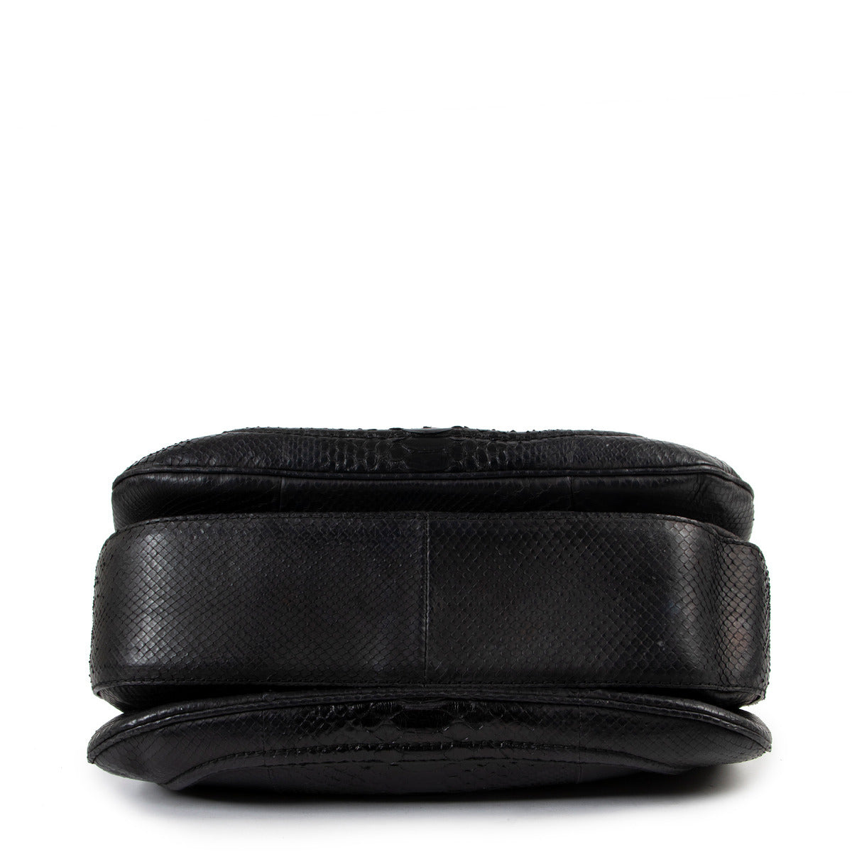 Gucci Zwarte Python New Bamboo Grote Top Handle