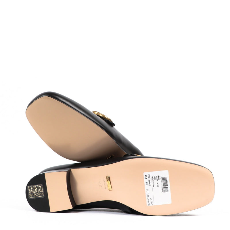 Gucci Zwarte GG Marmont Loafers - Maat 41,5