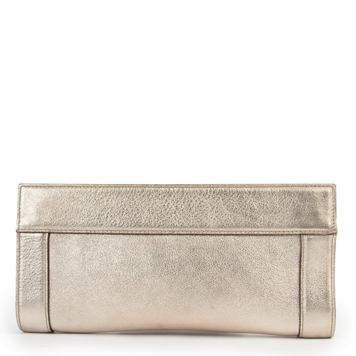 Buy an authentic second hand Gucci Gold Britt Clutch in excellent condition at Labellov