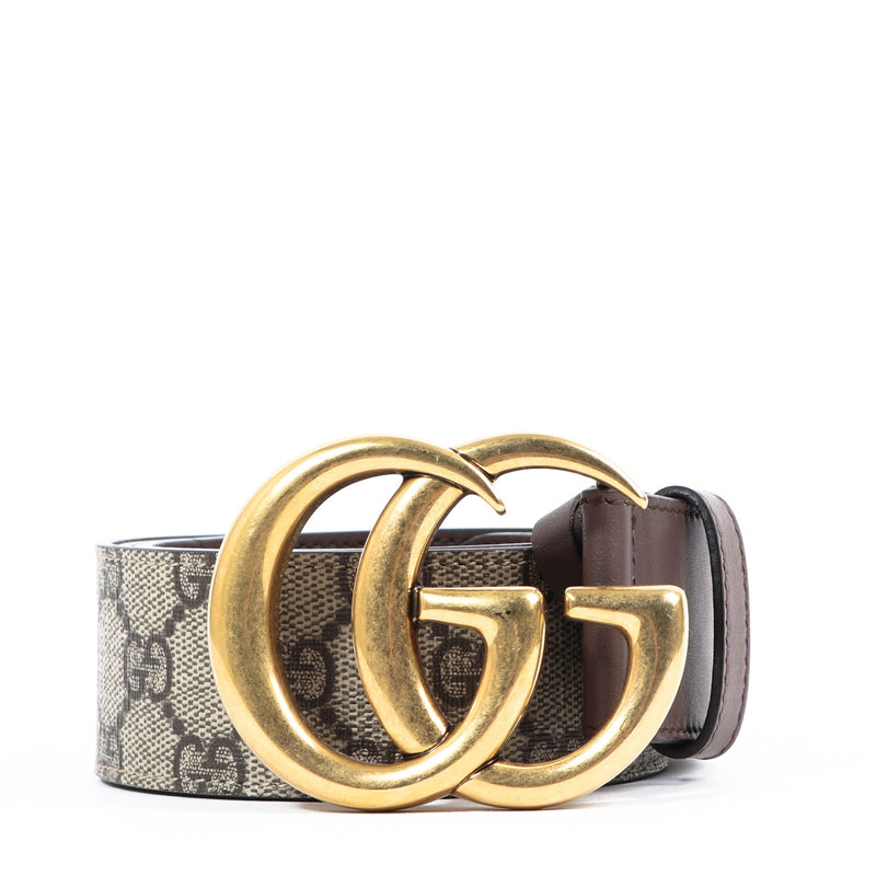 Gucci GG Marmont GG Supreme Canvas Belt