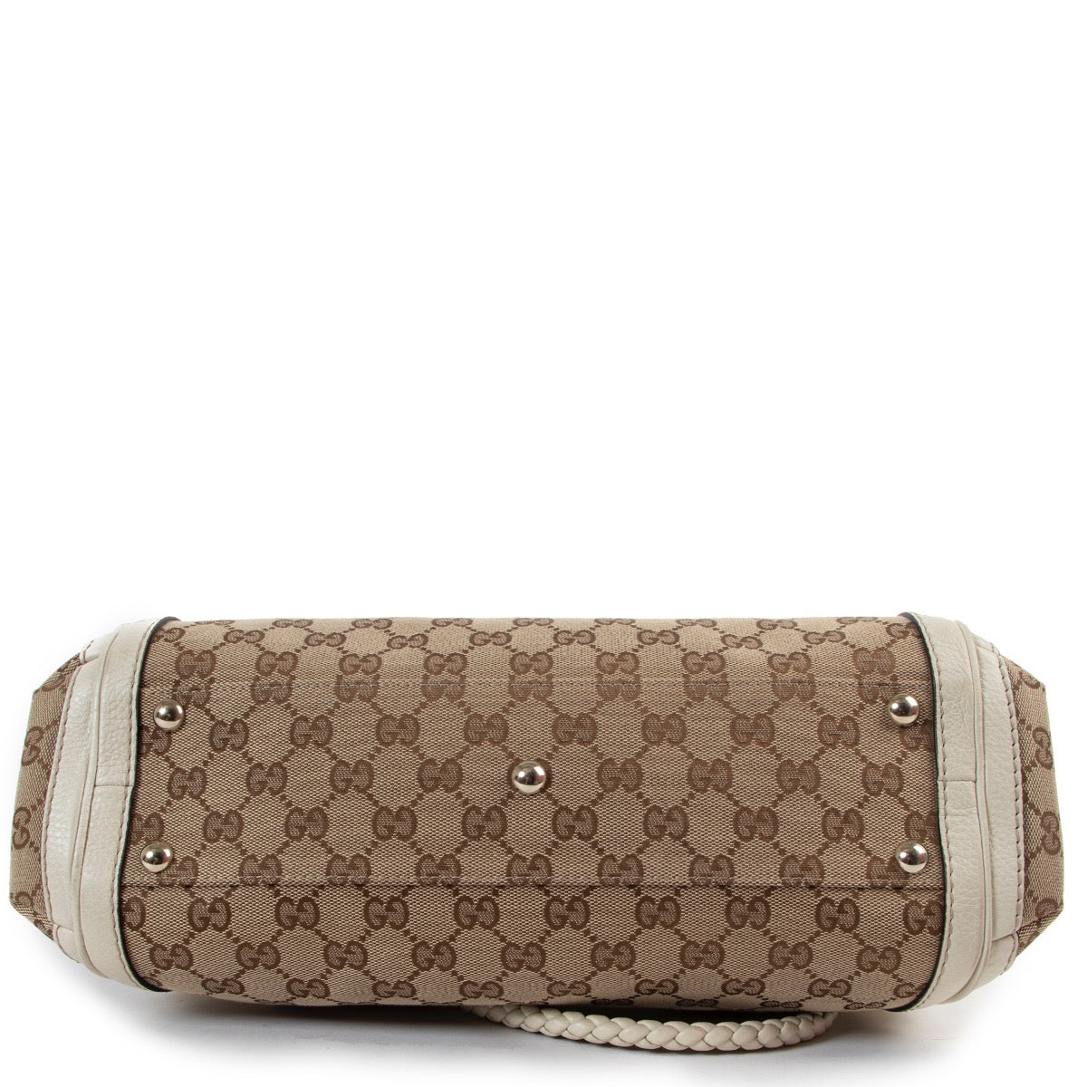 Gucci Monogram Bamboo Shoulder Bag