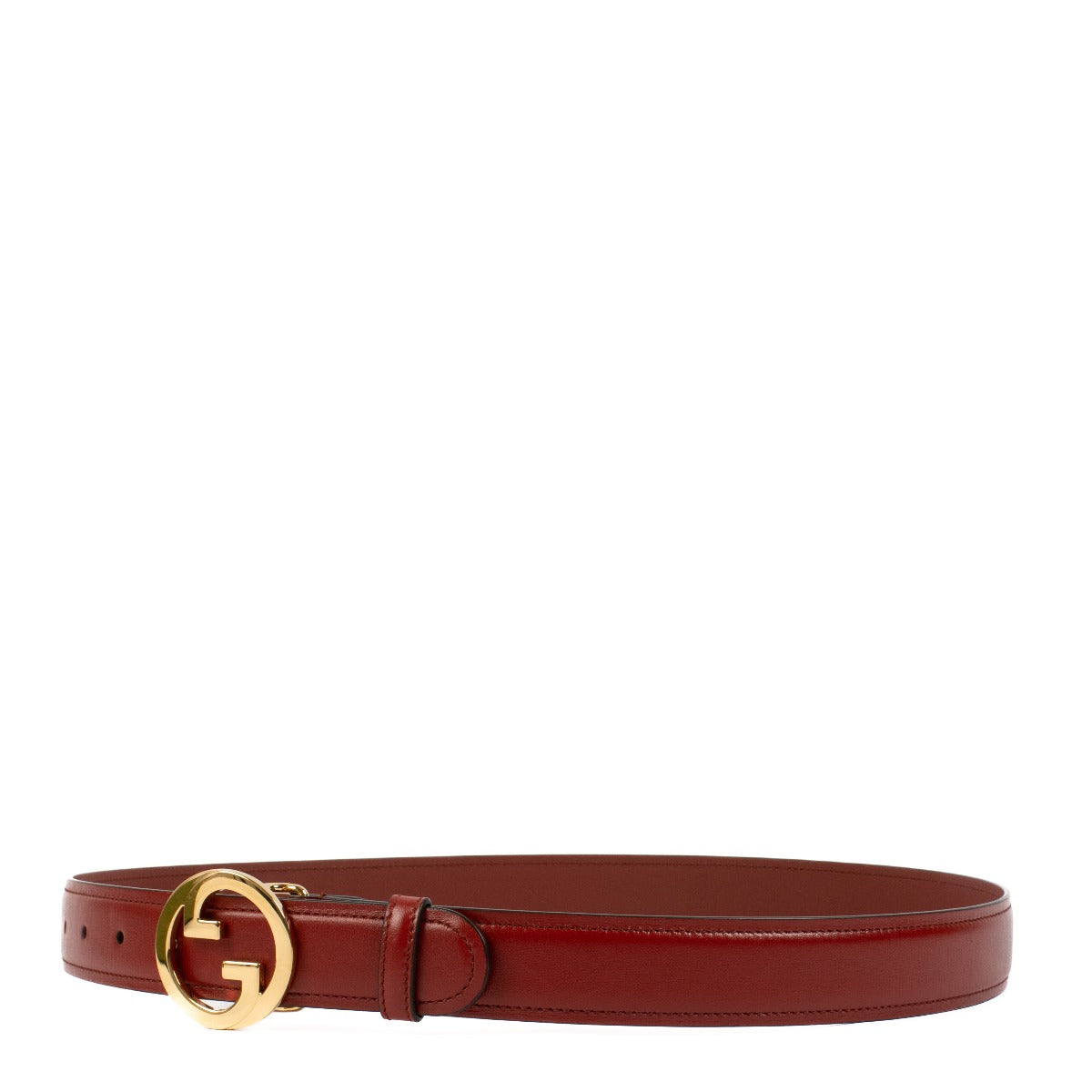 Ceinture Gucci en cuir rouge 1973 - Taille 90