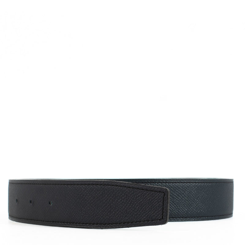 Hermès Reversible Blue and Turqoise Belt Strap - size 90