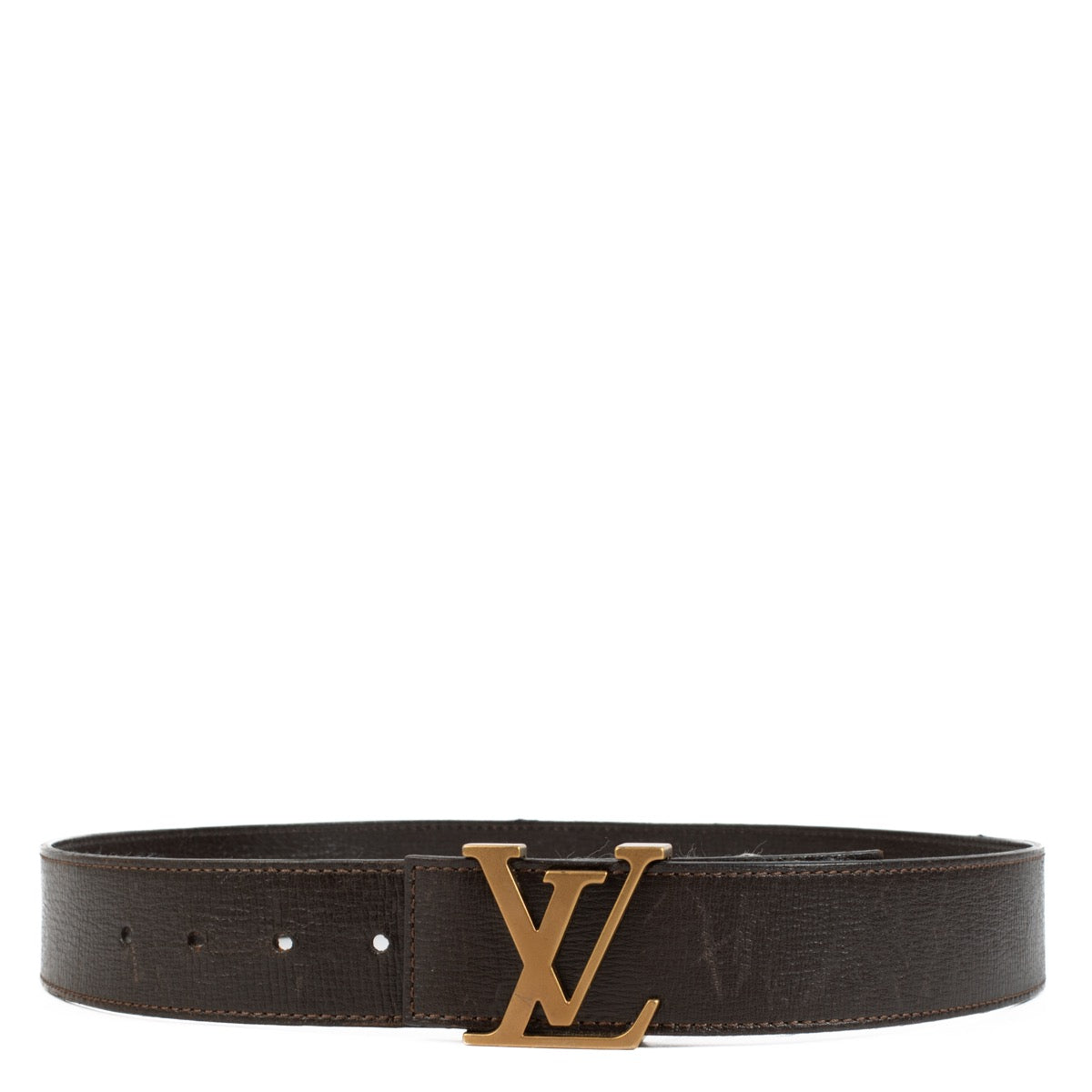 Authentic second hand Louis Vuitton Brown Initials Belt on Labellov.