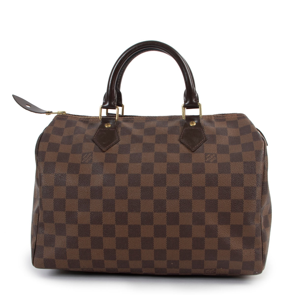 Shop safe online at Labellov in Antwerp this 100% authentic second hand Louis Vuitton Damier Ebene Canvas Speedy 30