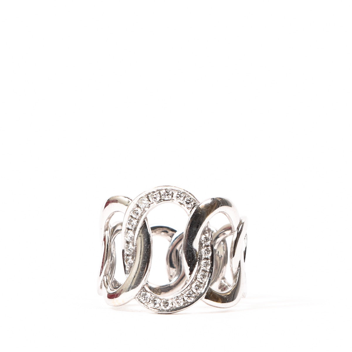 Pomellato 18K White Gold Brera Ring at Labellov