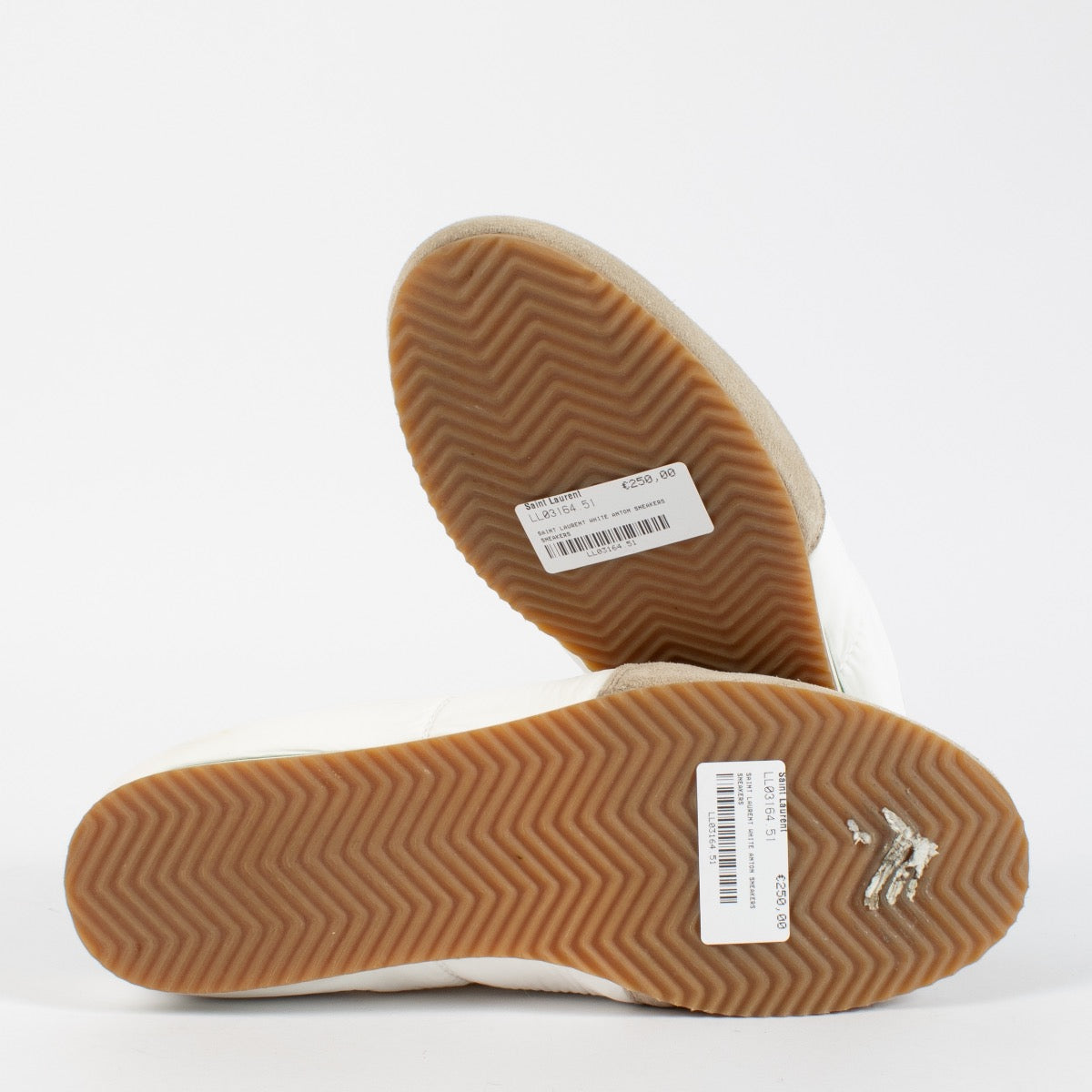 Shop 100% authentic second hand Saint Laurent White Anton Sneakers on Labellov.com