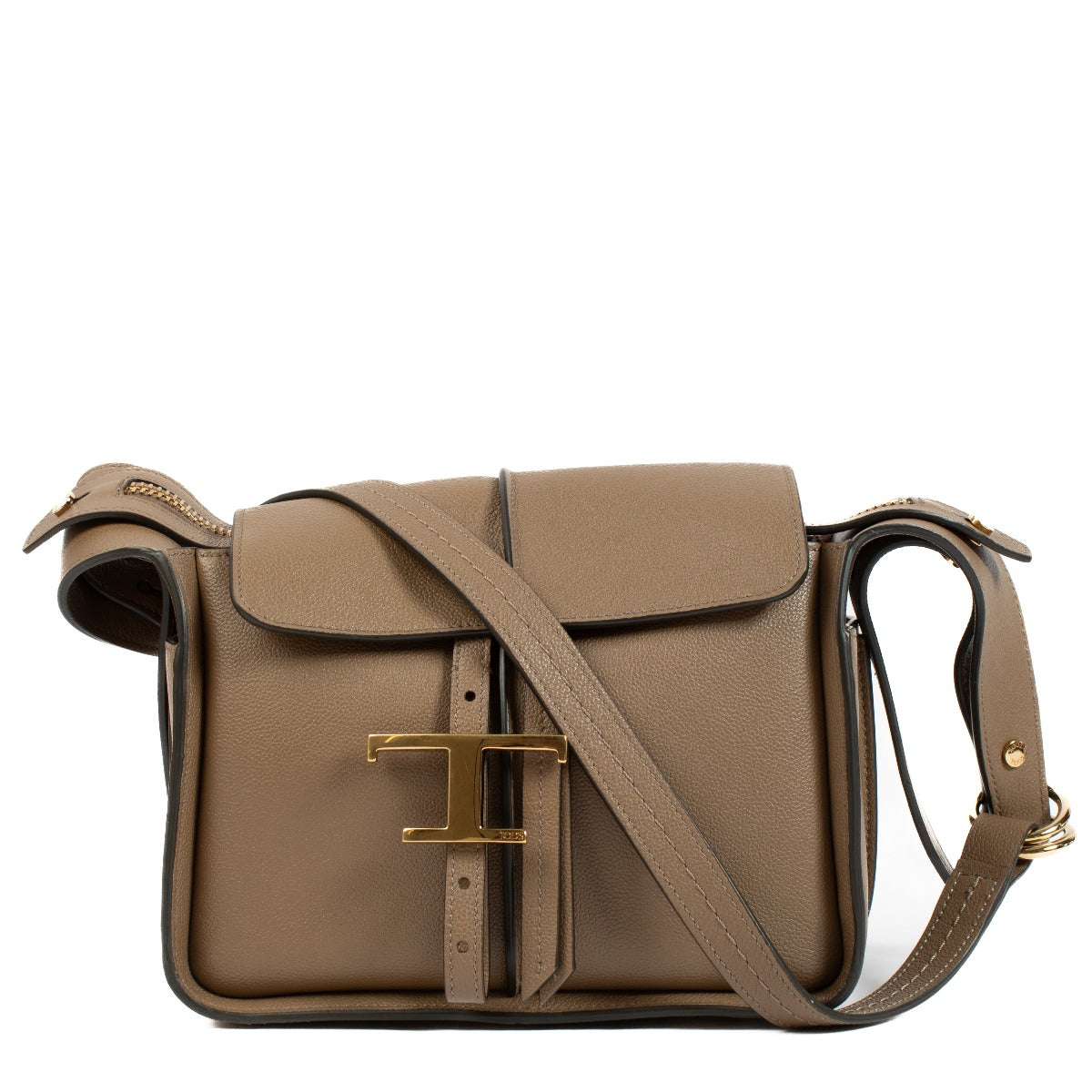 Discover the Tod's Brown T Classic Mini Shoulder Bag, a timeless accessory that combines style and functionality. Available now at Labellov.