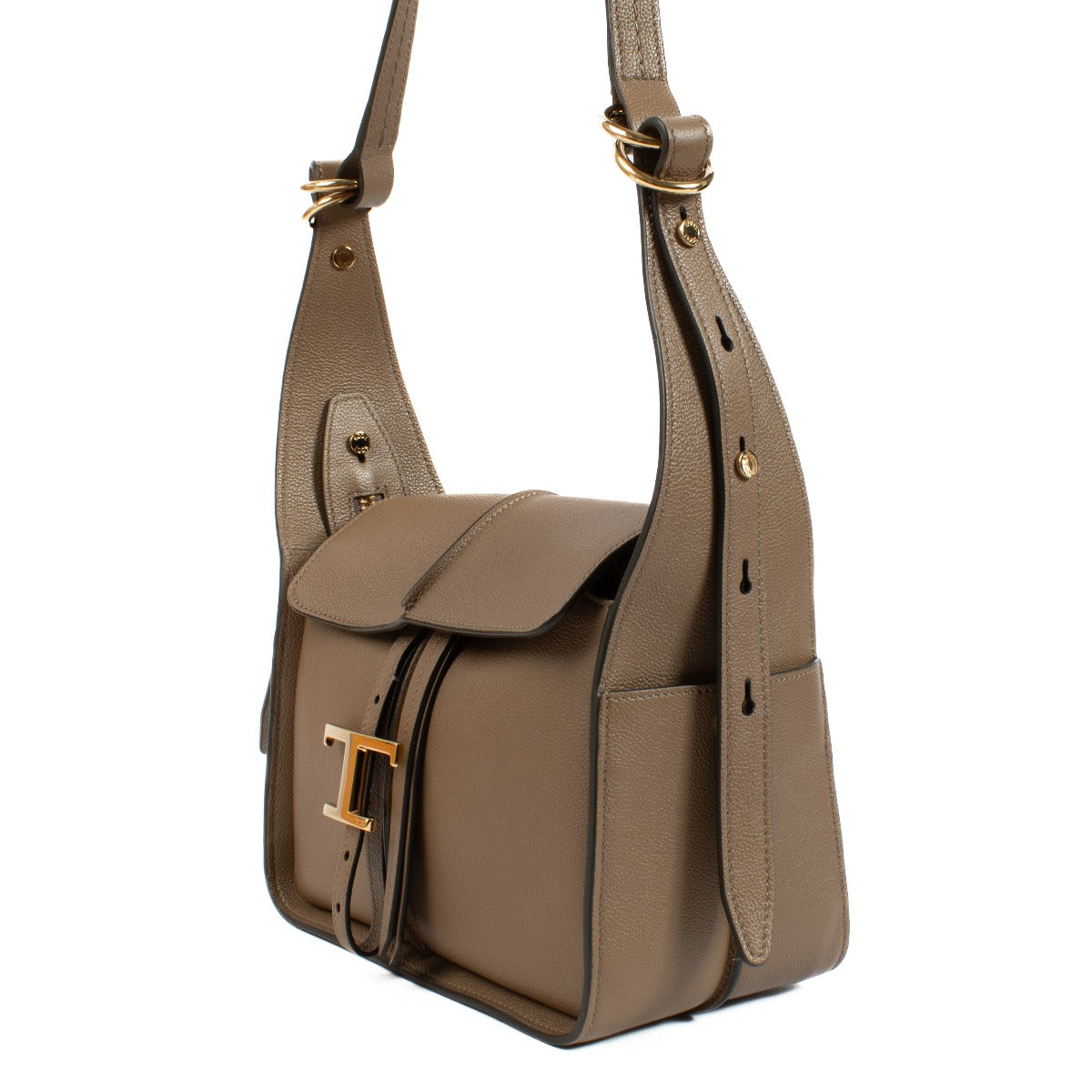 Discover the Tod's Brown T Classic Mini Shoulder Bag, a timeless accessory that combines style and functionality. Available now at Labellov.