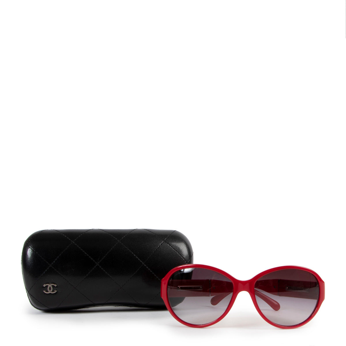Chanel Red CC Sunglasses