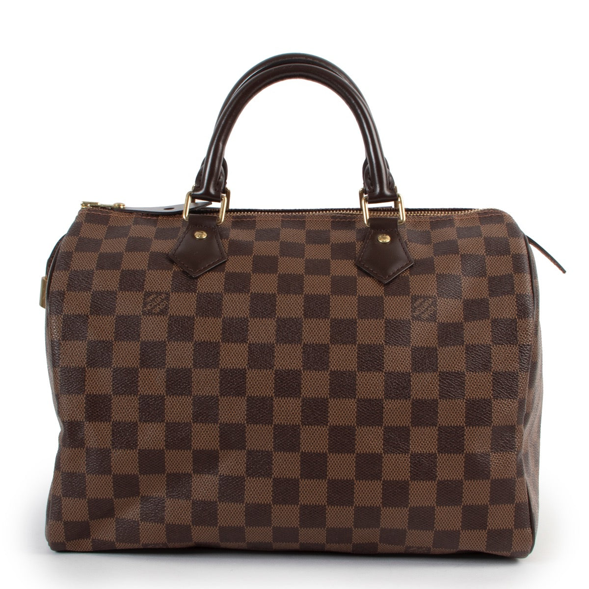 100% authentic Louis Vuitton Damier Ebene Canvas Speedy 30