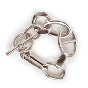 Hermès Silver Chain Link Bracelet aan de beste prijs bij Labellov tweedehands luxe in Antwerpen.
