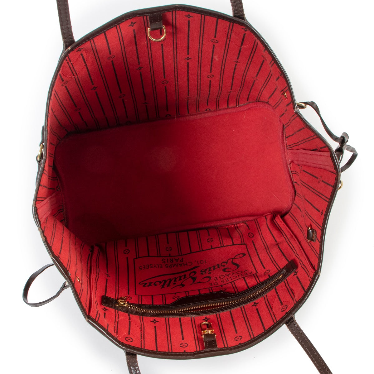 Shop safe online at Labellov in Antwerp this 100% authentic second hand Louis Vuitton Damier Ebene Neverfull MM Shoulder Bag