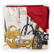 Shop safe online at Labellov in Antwerp this 100% authentic second hand Hermès Multicolor Silk Brides De Gala Scarf