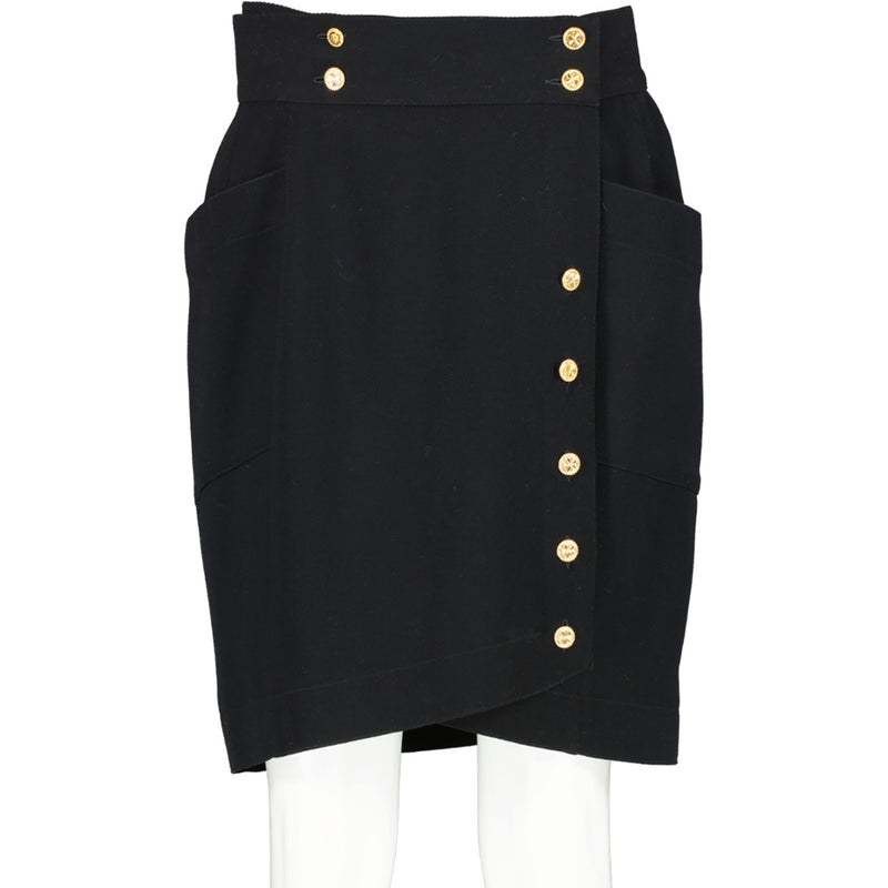 Chanel Zwarte Rok - maat EU36