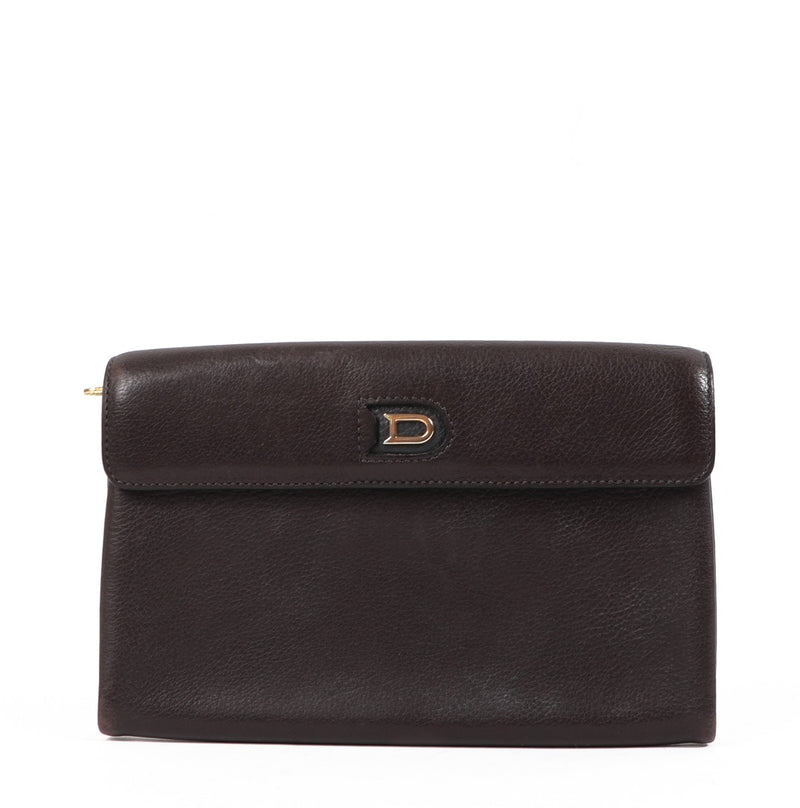 Delvaux Café Brown Loto Wallet
