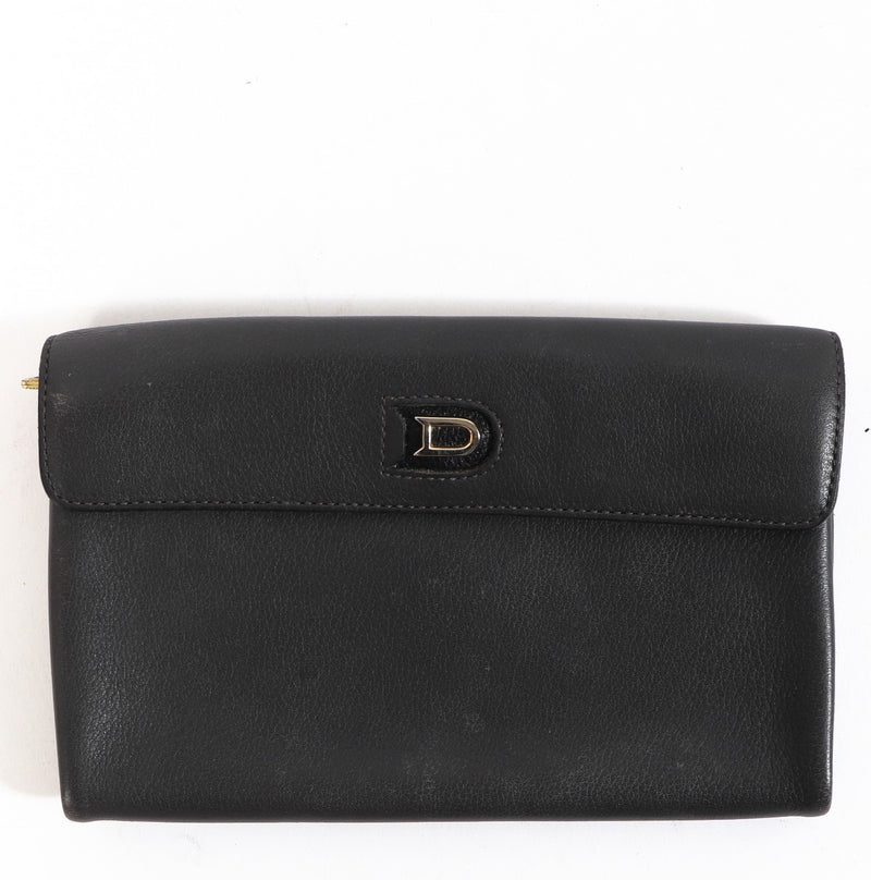 Delvaux Anthracite Grey Loto Wallet