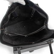 Shop safe online at Labellov in Antwerp this 100% authentic second hand Deux De Delvaux Black Leather Shoulder Bag