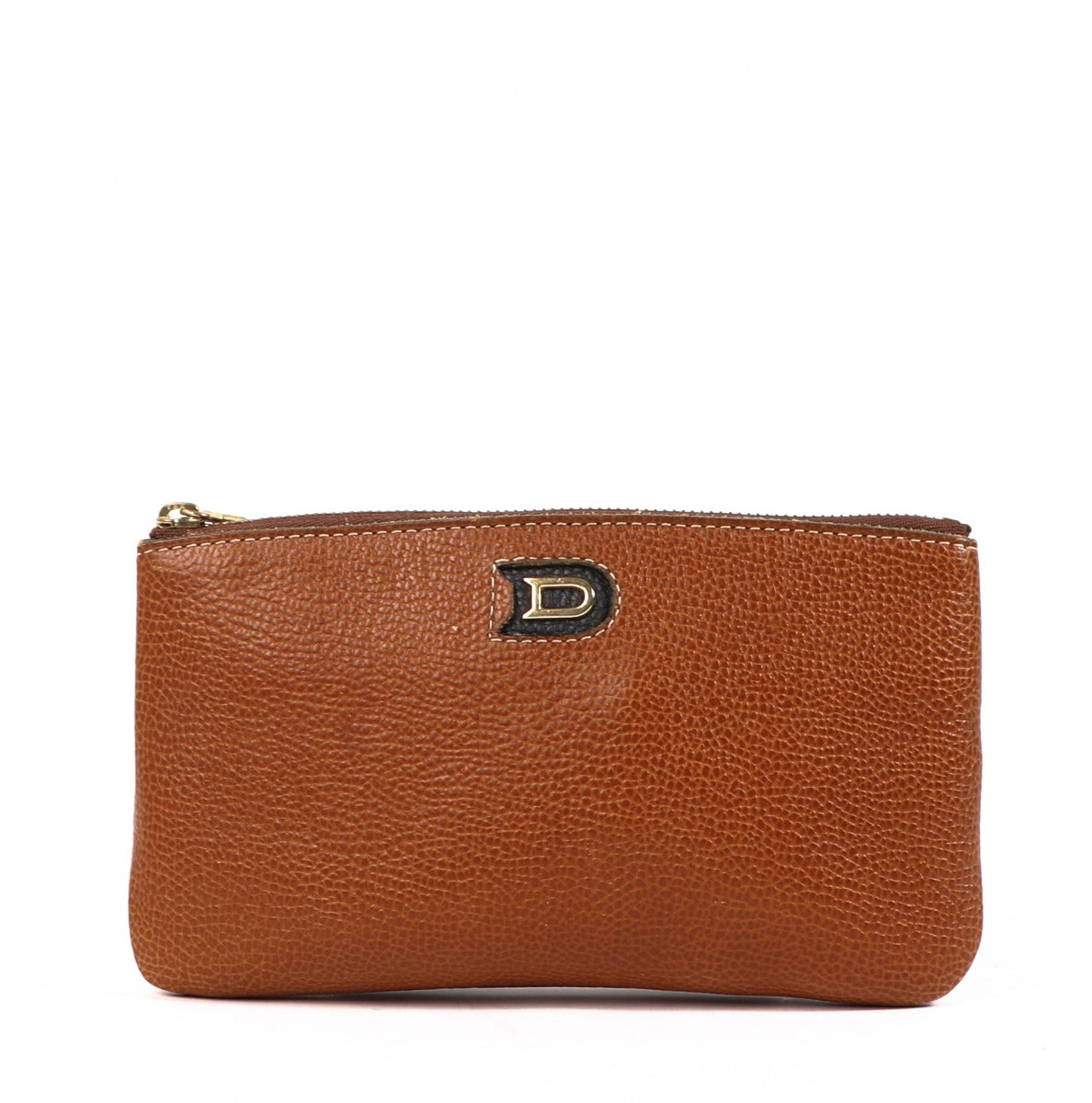 Delvaux Cognac Leather Pochette
