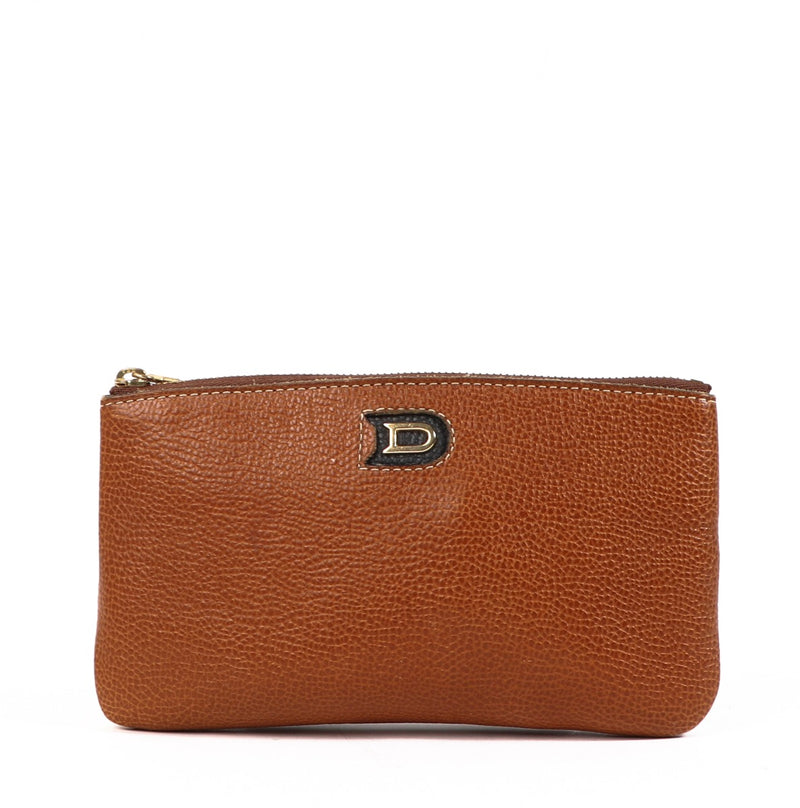 Delvaux Cognac Leather Pochette