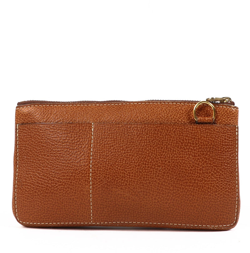 Delvaux Cognac Leather Pochette