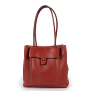 Shop safe online at Labellov in Antwerp this 100% authentic second hand Deux De Delvaux Red Shoulder Bag