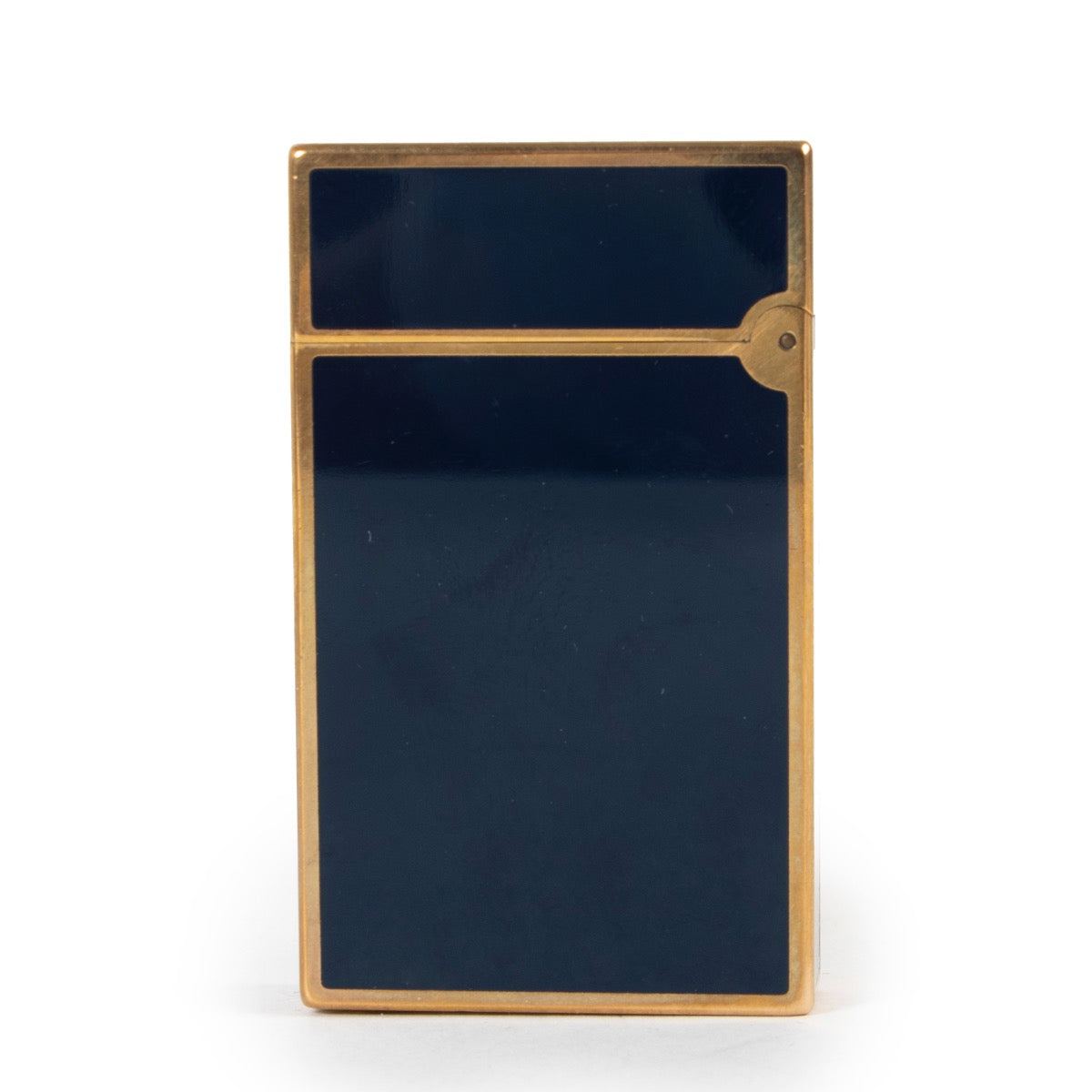 Shop safe online at Labellov in Antwerp this 100% authentic second hand Dupont Dark Blue Lighter