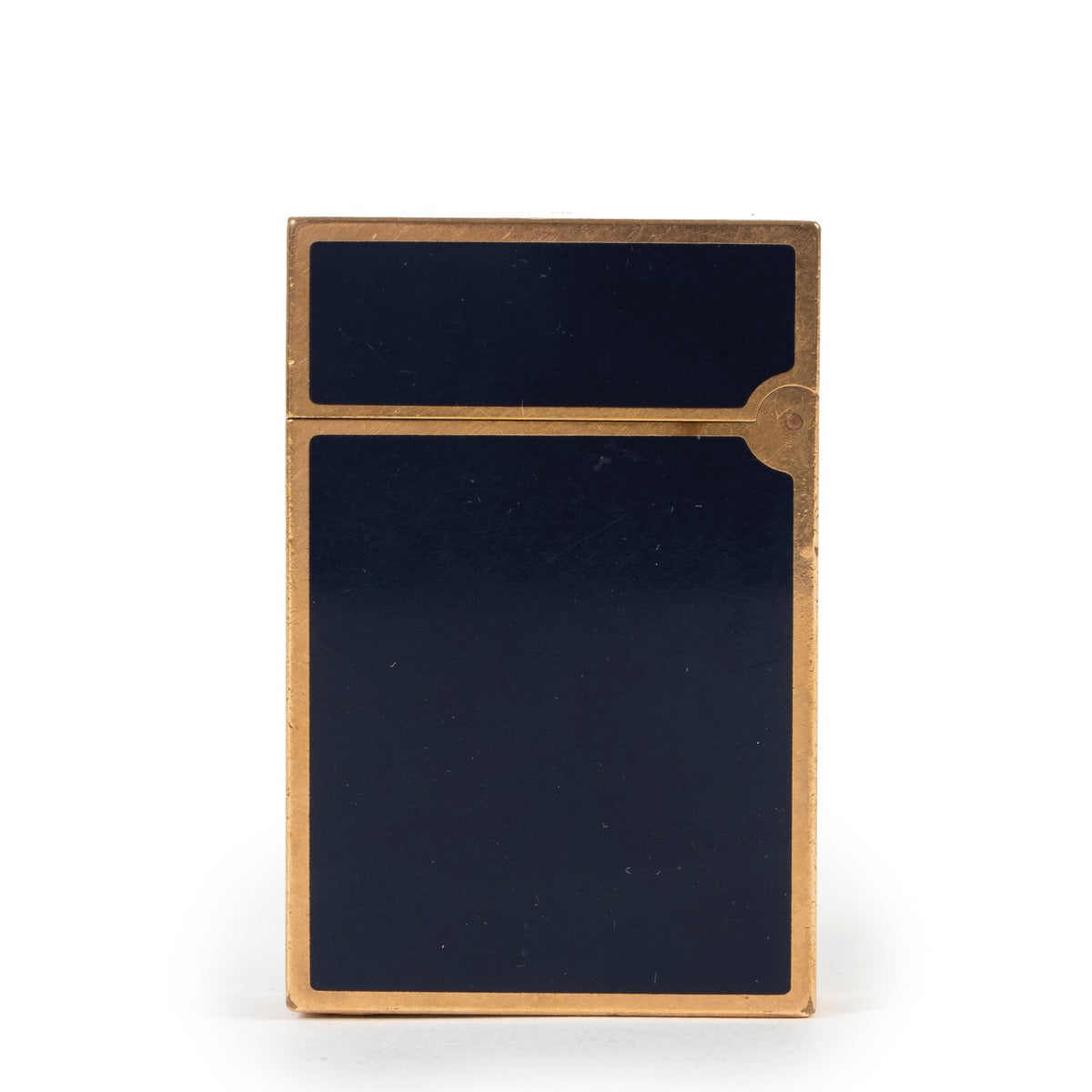 Shop safe online at Labellov in Antwerp this 100% authentic second hand Dupont Dark Blue Lighter