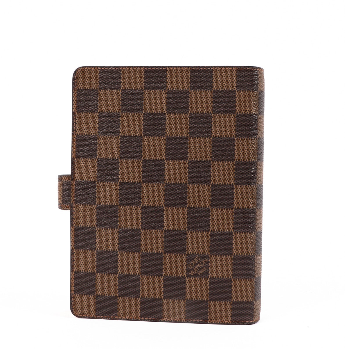 Couverture d'agenda moyen Louis Vuitton Damier Ebene