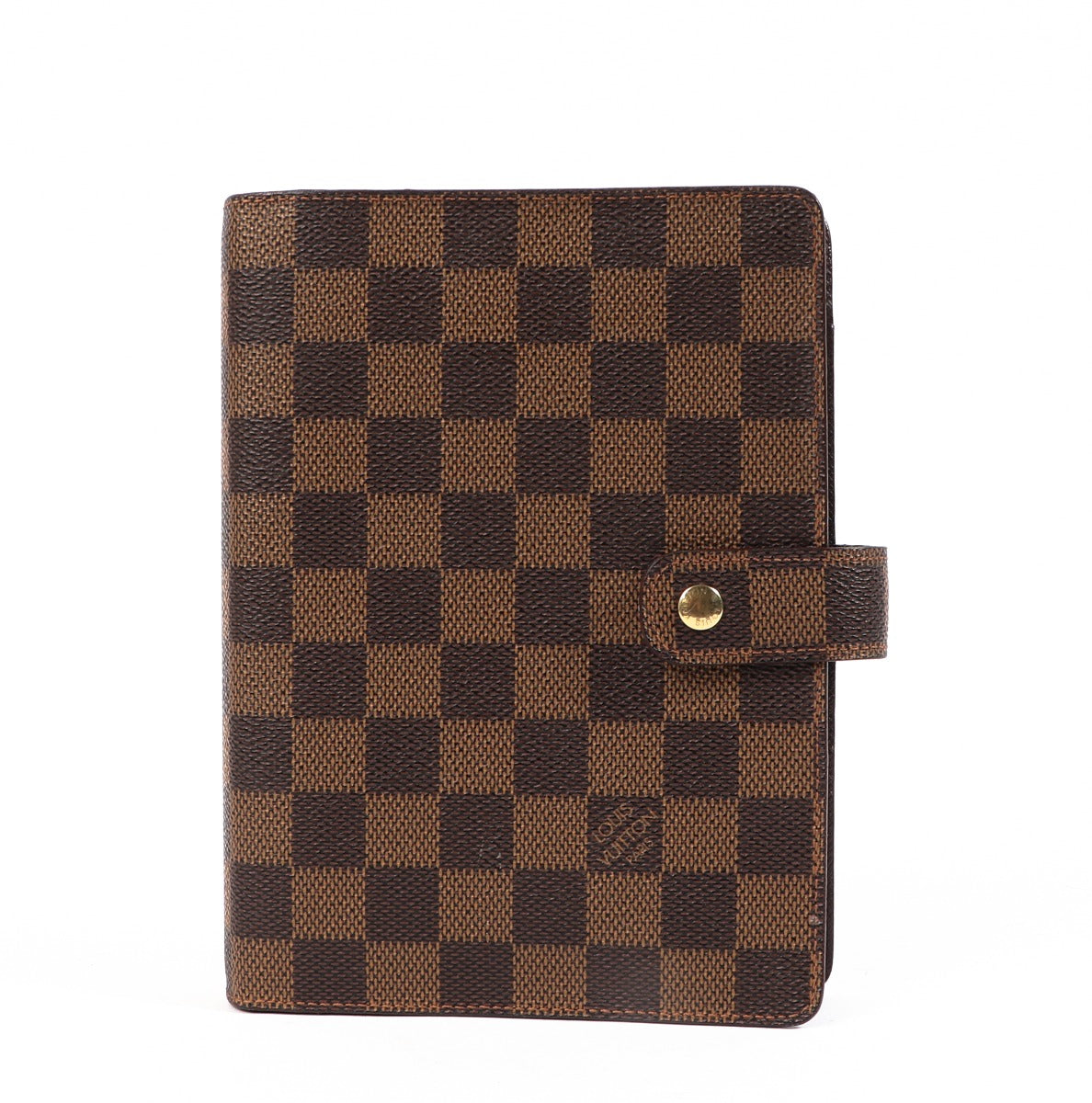 Couverture d'agenda moyen Louis Vuitton Damier Ebene
