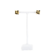 Shop safe online at Labellov in Antwerp, Brussels and Knokke this 100% authentic second hand Chanel Yellow Square Stud Earrings
