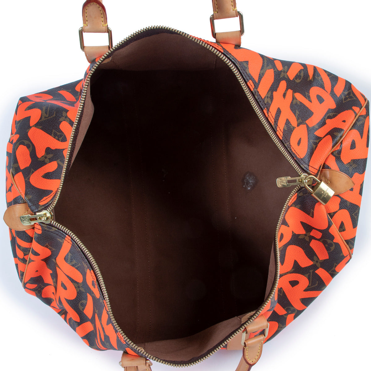 Louis Vuitton Stephen Sprouse Keepall 50 Monogram Graffiti Orange