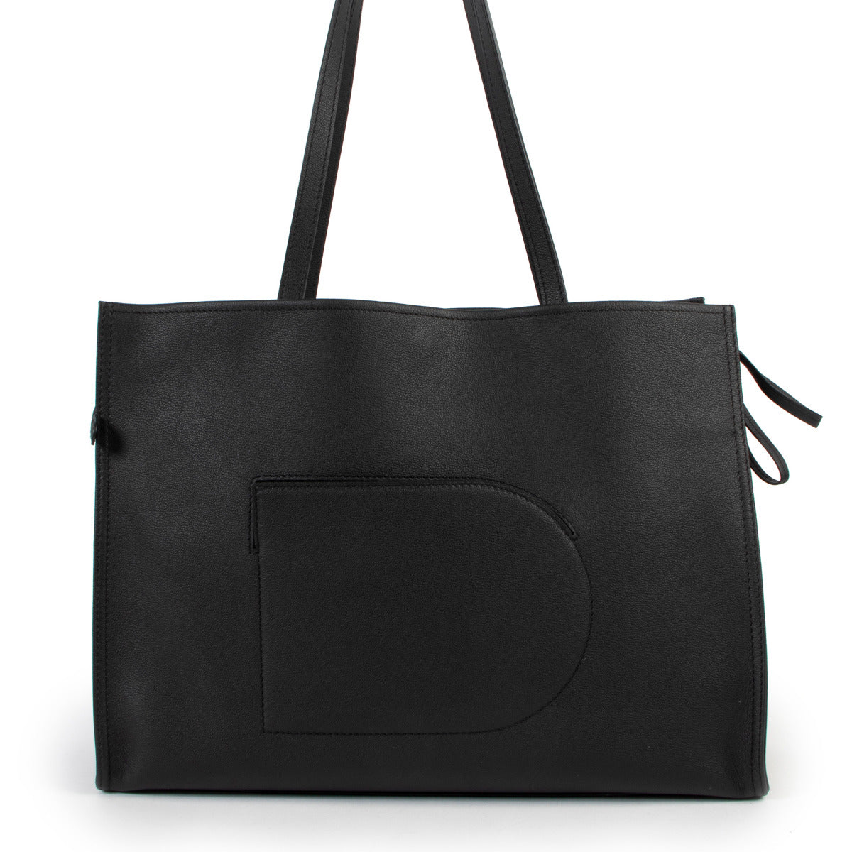 Delvaux Black Rodeo Calf Tote Shoulder bag