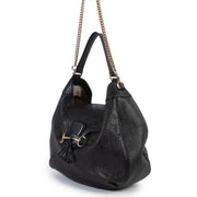 Shop safe online at Labellov in Antwerp this 100% authentic second hand Gucci Black Guccissima Leather Emily Hobo Shoulder Bag