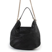 Shop safe online at Labellov in Antwerp this 100% authentic second hand Gucci Black Guccissima Leather Emily Hobo Shoulder Bag