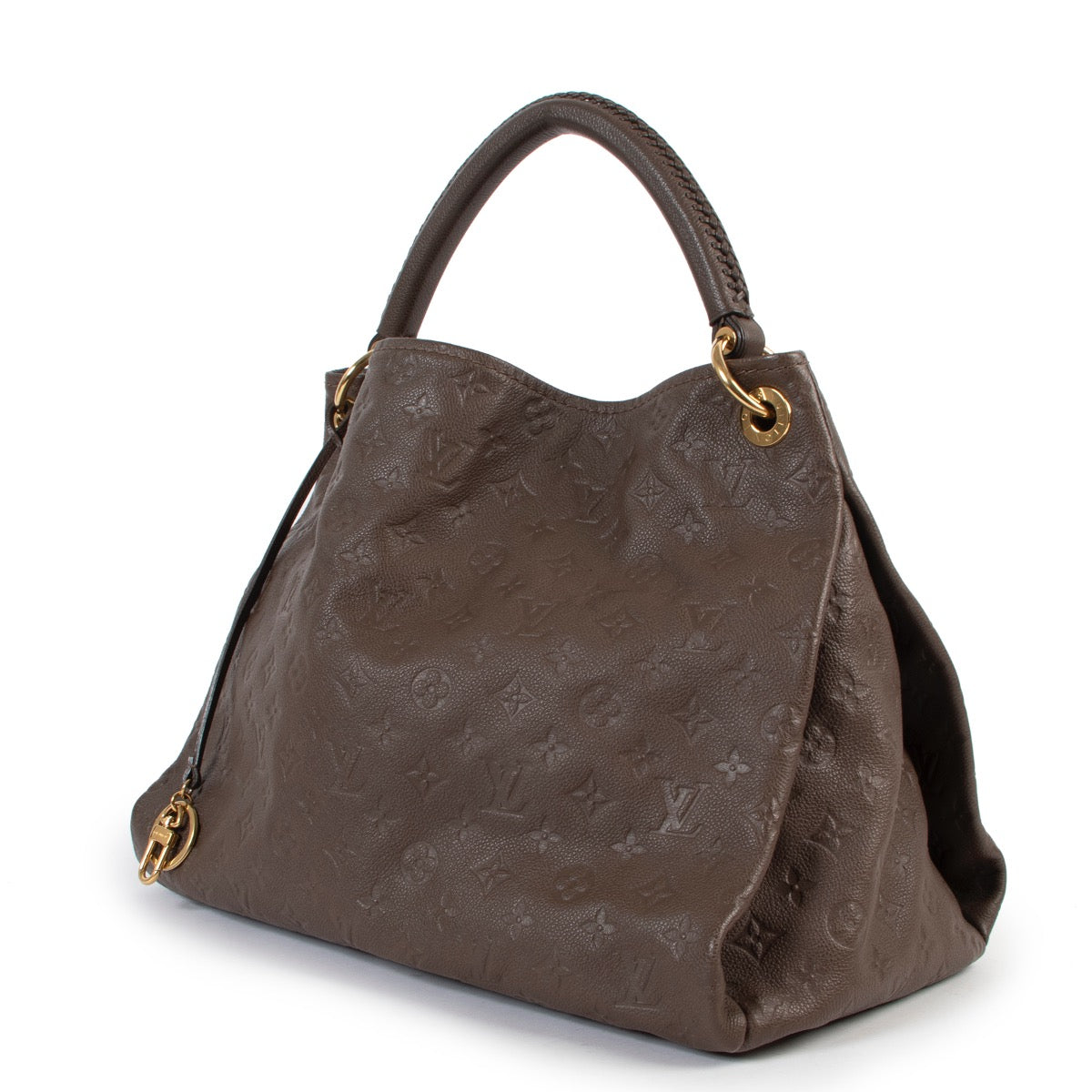Shop safe online at Labellov in Antwerp this 100% authentic second hand Louis Vuitton Taupe Monogram Empreinte Leather MM Artsy in very good condition.
