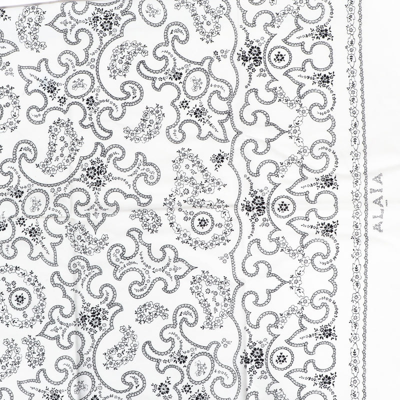 Alaïa White Cotton Scarf