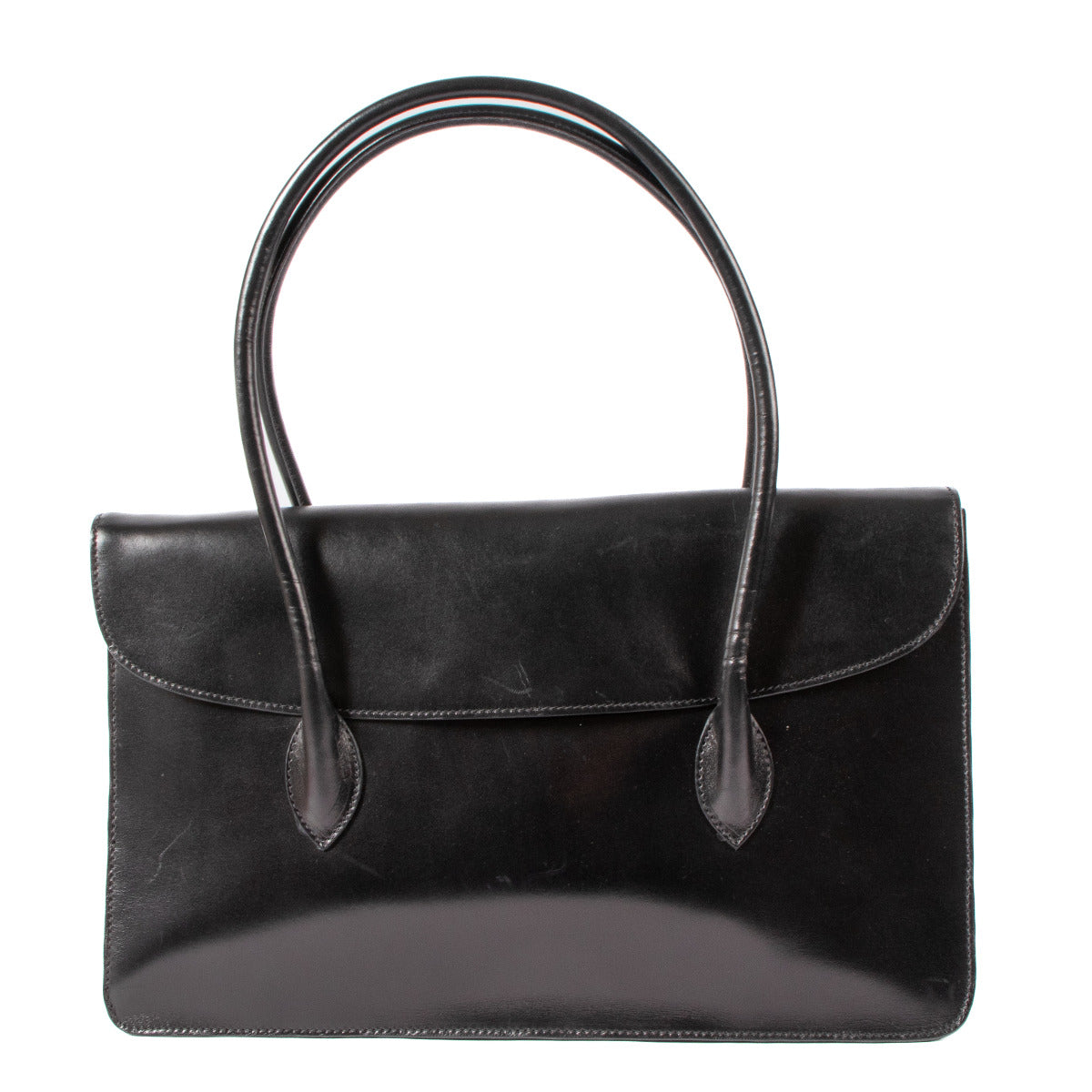 Alaïa Black Leather Top Handle Bag