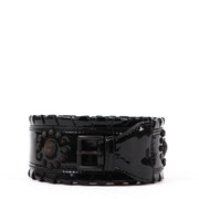 Shop safe online at Labellov in Antwerp this 100% authentic second hand Alaia Black Patent Leather Belt - size 80