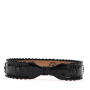 Shop safe online at Labellov in Antwerp this 100% authentic second hand Alaia Black Patent Leather Belt - size 80