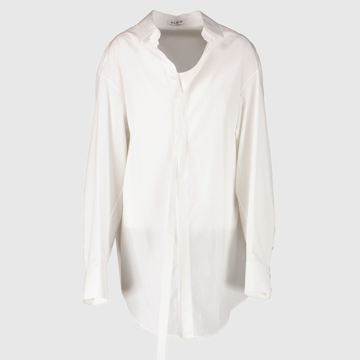 Chemise ample masculine blanche Alaïa - Taille FR40
