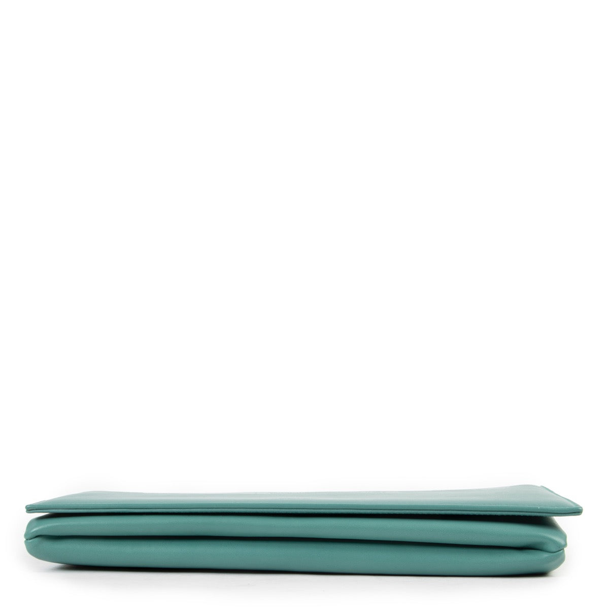 Buy an authentic second hand Armani Blue-Green Clutch/ Crossbody Bag in pristine condition at Labellov