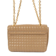 Shop safe online at Labellov in Antwerp Brussels and Knokke this 100% authentic second hand Celine Beige Quilted Leather Medium C Bag. Veilig online tweedehands authentieke Celine Beige Quilted Leather Medium C handtas kopen bij Labellov.
