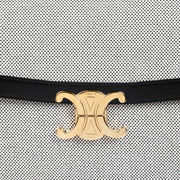 Authentic pre-loved Celine Black Canvas Triomphe Crossbody Bag on Labellov.com