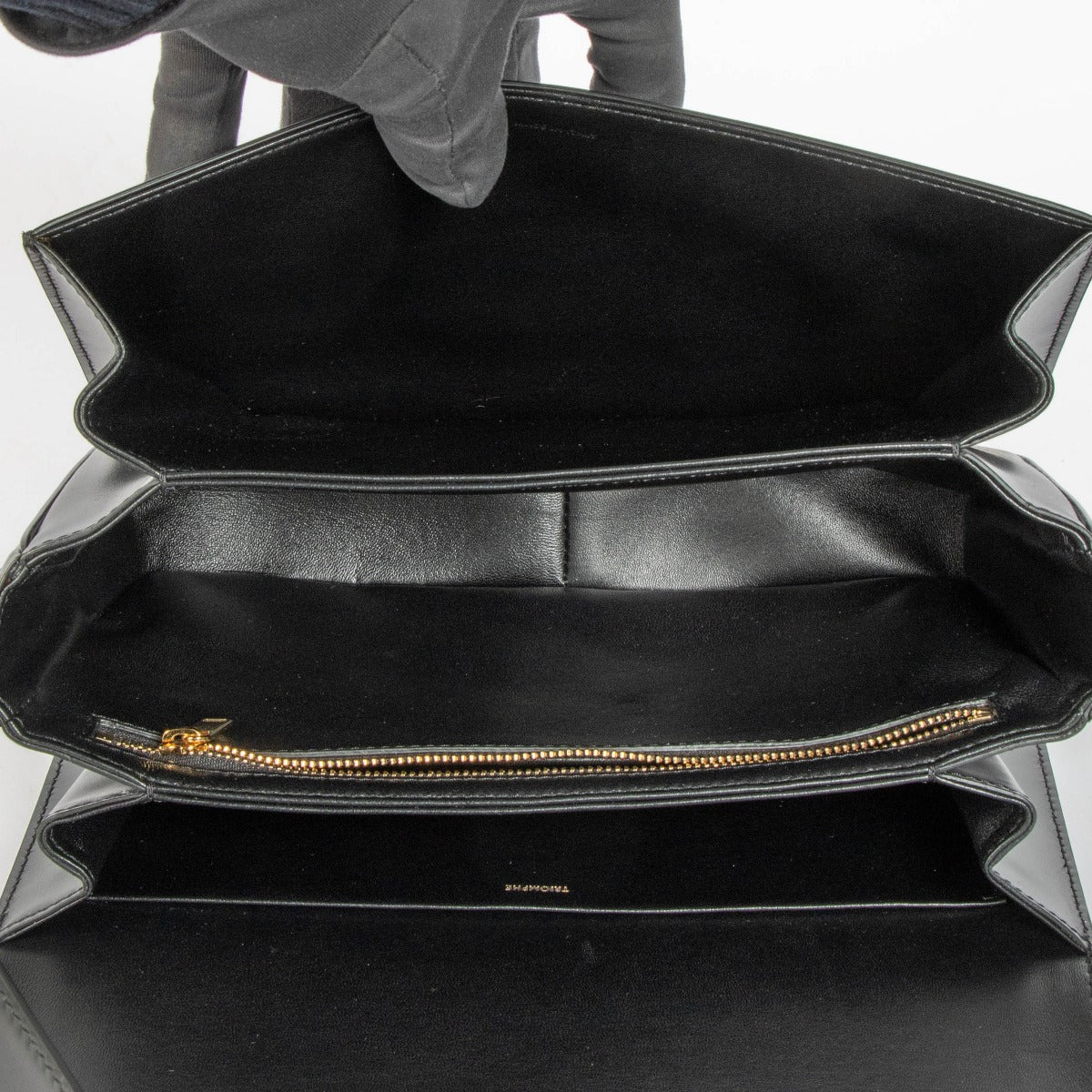 Authentic pre-loved Celine Black Canvas Triomphe Crossbody Bag on Labellov.com