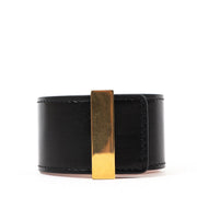 Shop safe online at Labellov in Antwerp this 100% authentic second hand Celine Black Leather Bracelet - size L