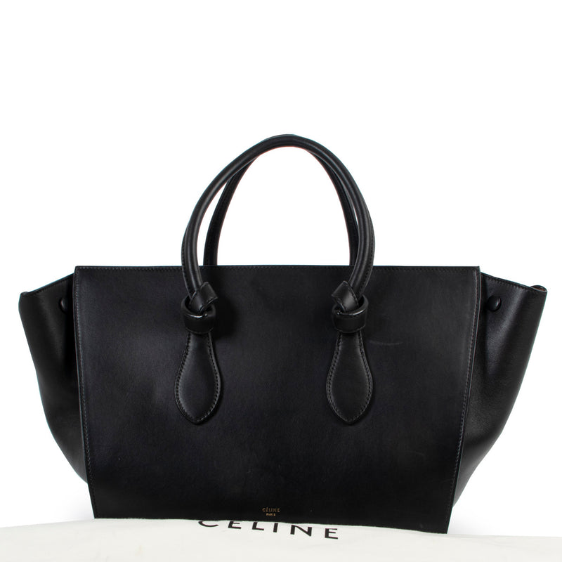 Celine Black Knot Top Handle