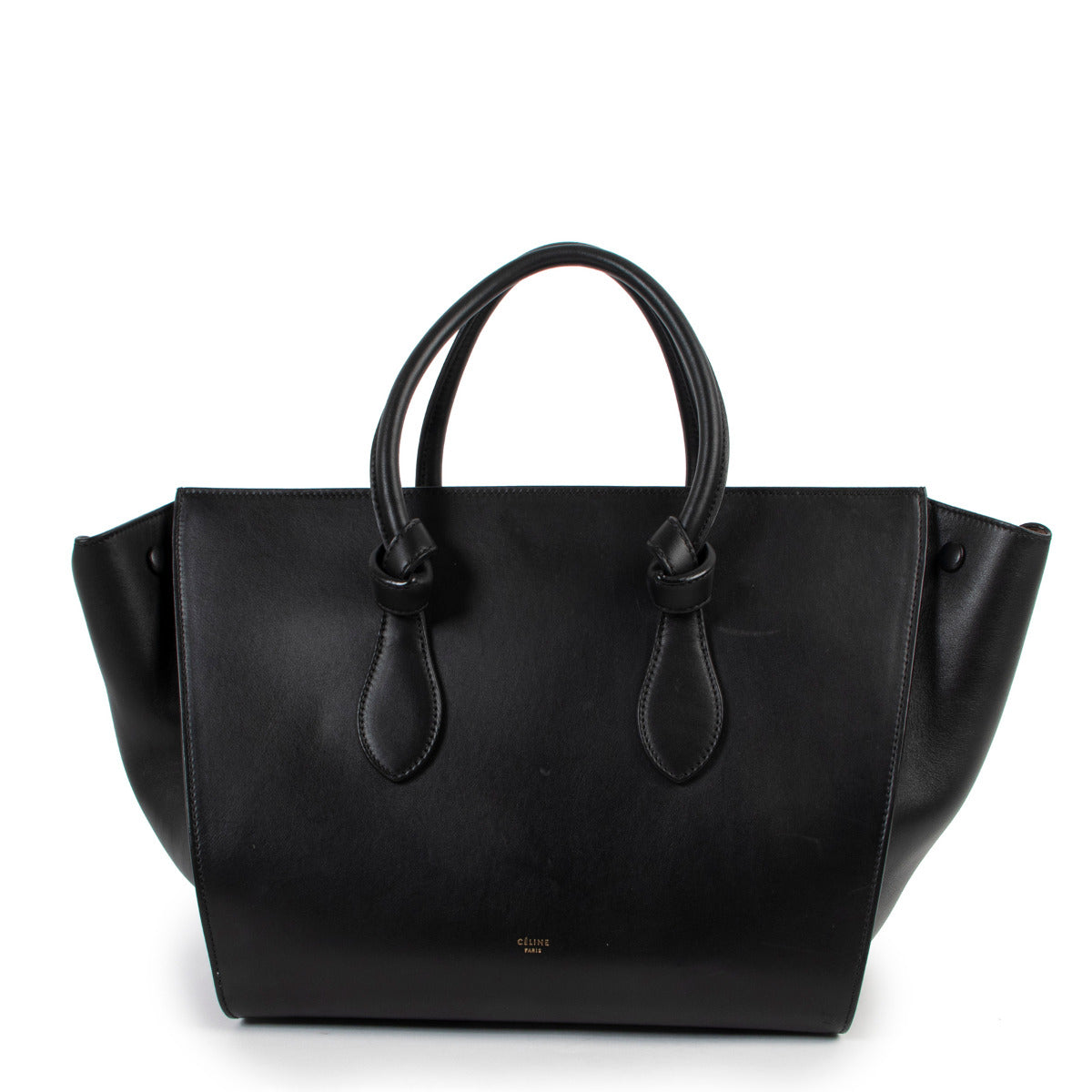 Celine Black Knot Top Handle