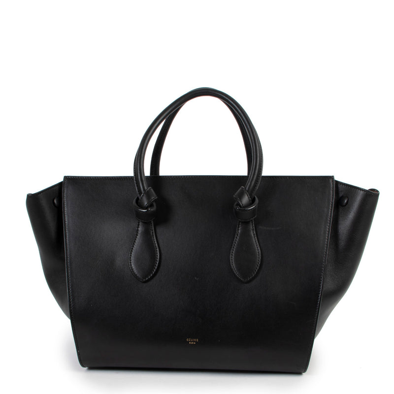 Celine Black Knot Top Handle
