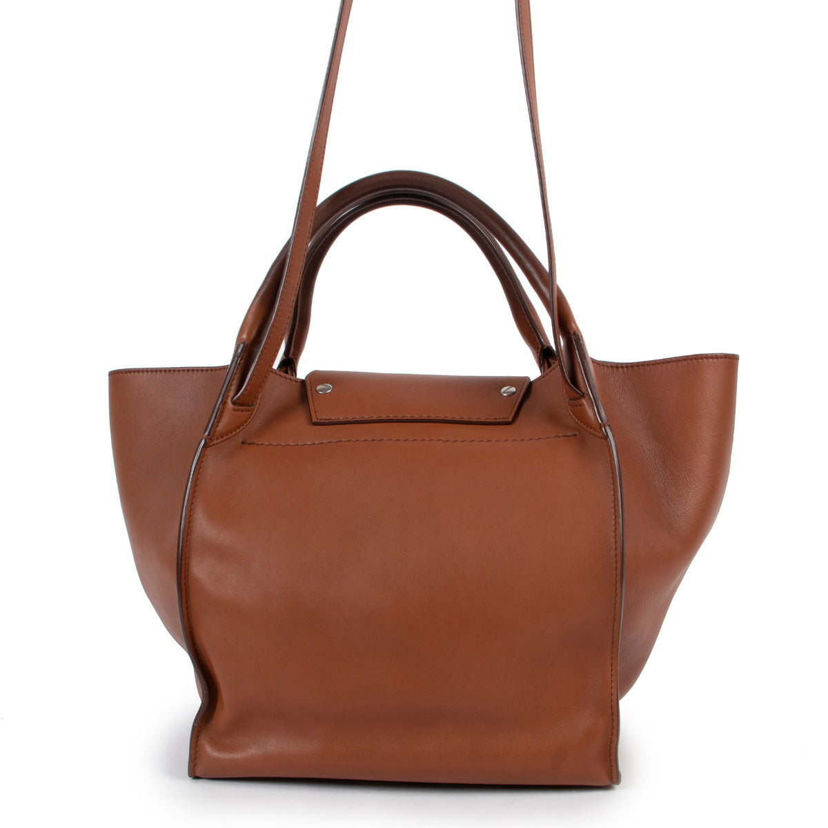Celine Petit sac Big Bag en cuir couleur cognac